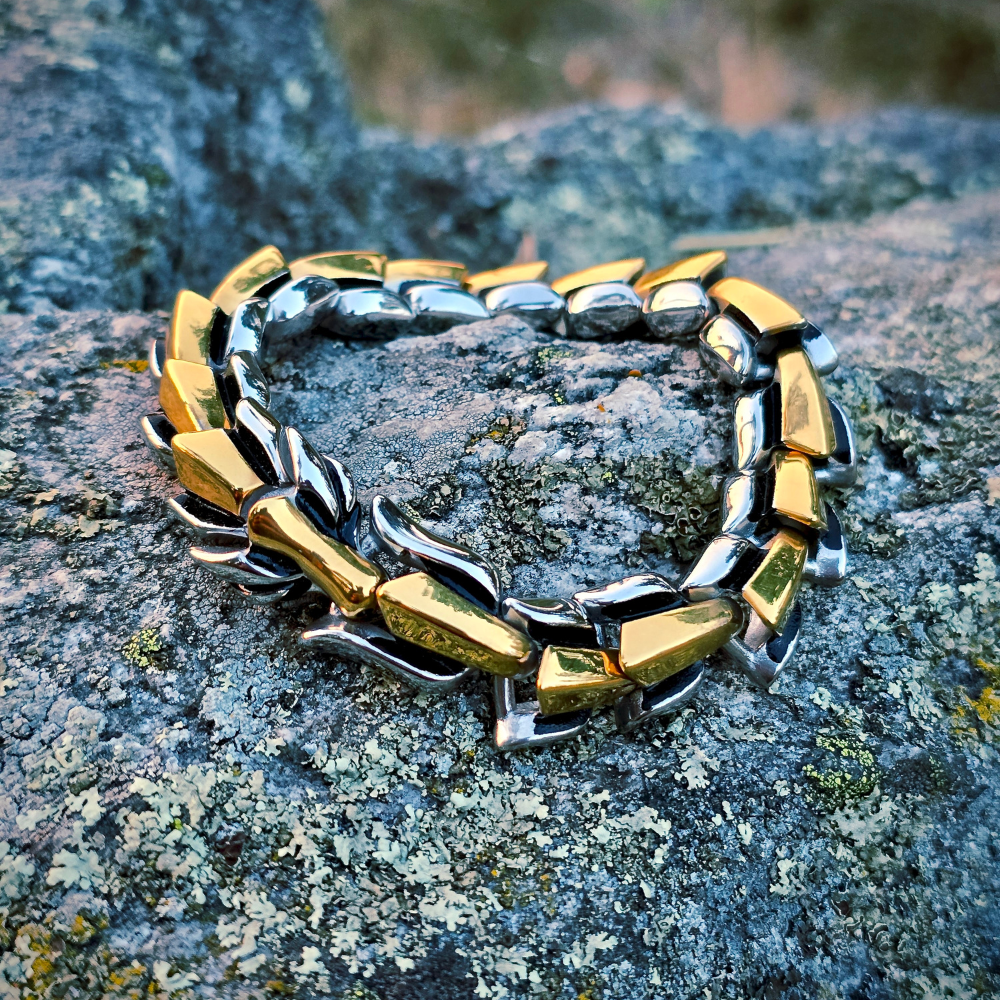 Armband "Dragon massiv" Dualtone