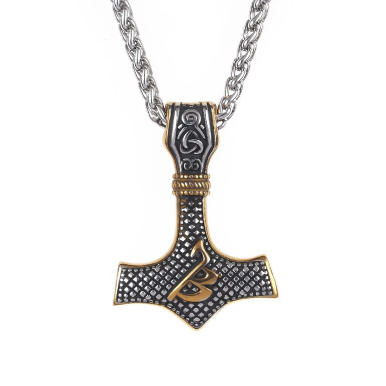 Halsband "Thunder God Mjölnir" (Dual Tone)