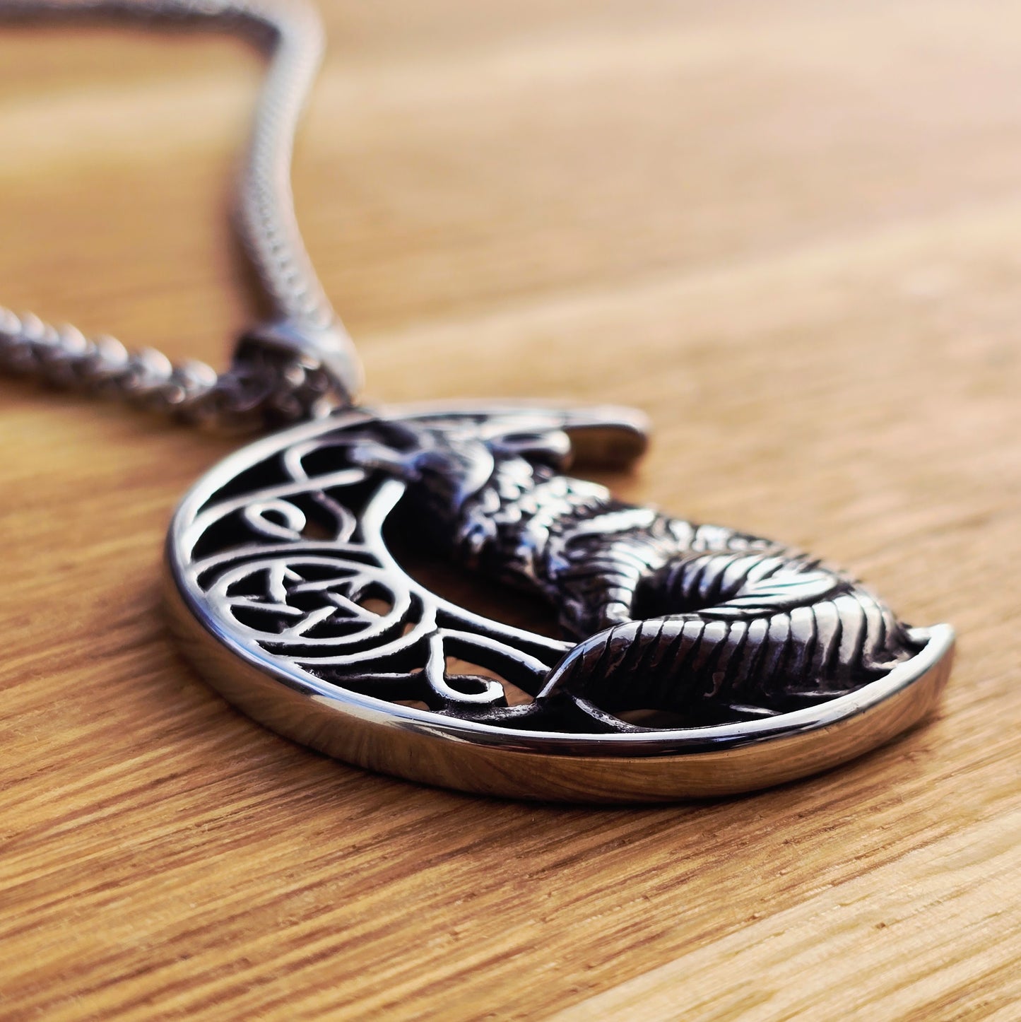 Varghalsband "Howling 2 the moon XL"