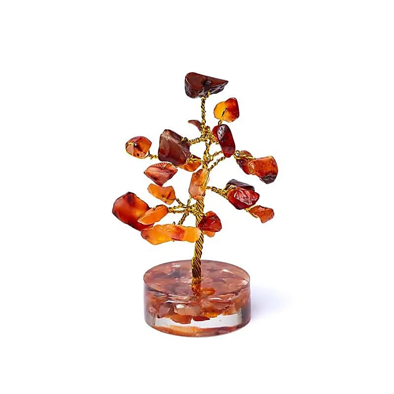 Gemstone tree β 80 mm "Carnelian"