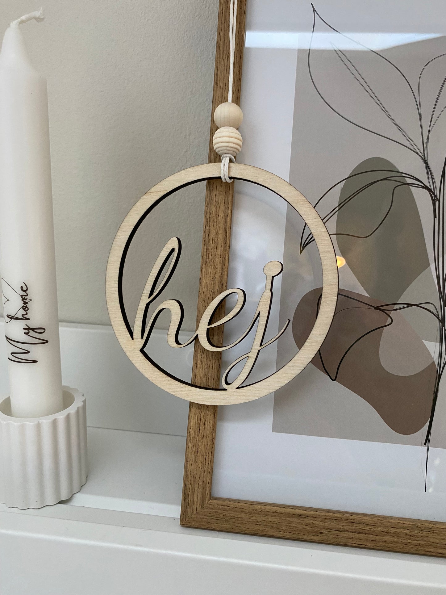 ๐ฟ Wooden "Hello" Hanger - Stylish welcome for your home! ๐ก