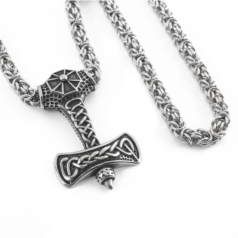 King Chain Necklace "Viking Age" (Silver)