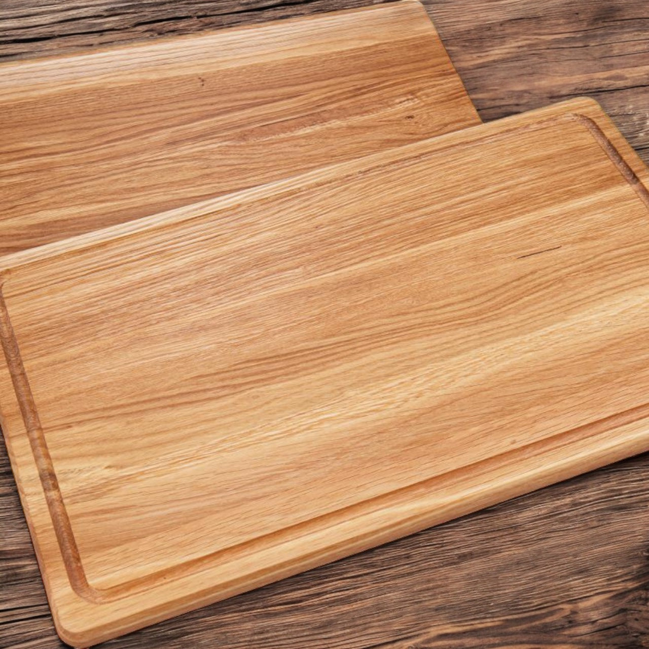 Schneidebrett aus geölter Eiche – 50x30cm