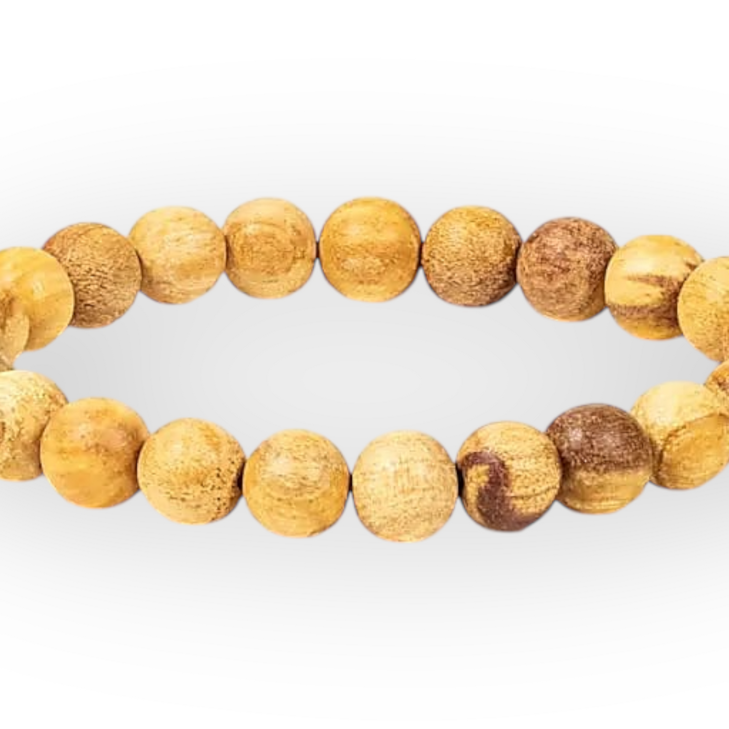 Palo Santo Armband mit runden Perlen – Größe „M“ elastisch