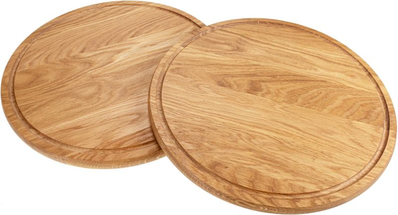 Round cutting board in oiled oak - Extremely robust & durable πΏπͺ - Γ 40 cm