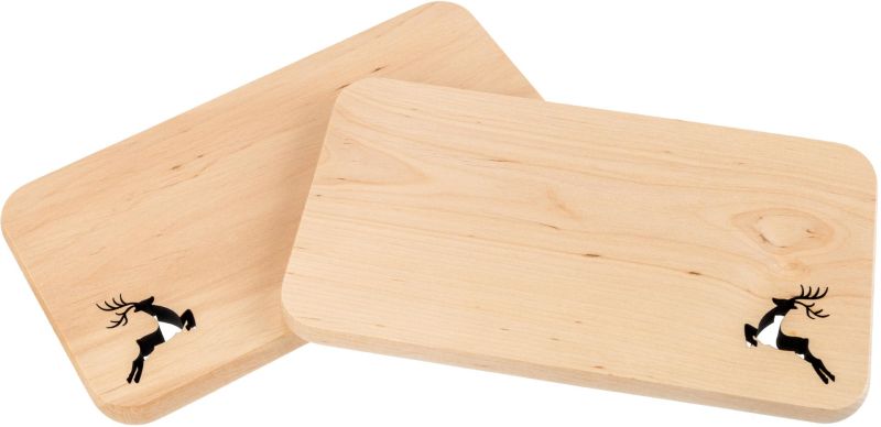 Cutting board made of FSC® alder with laser cut 22.5x12.5cm