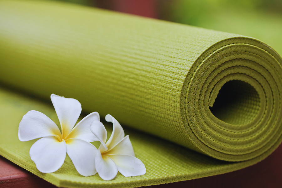 Mattor i Yoga och meditation