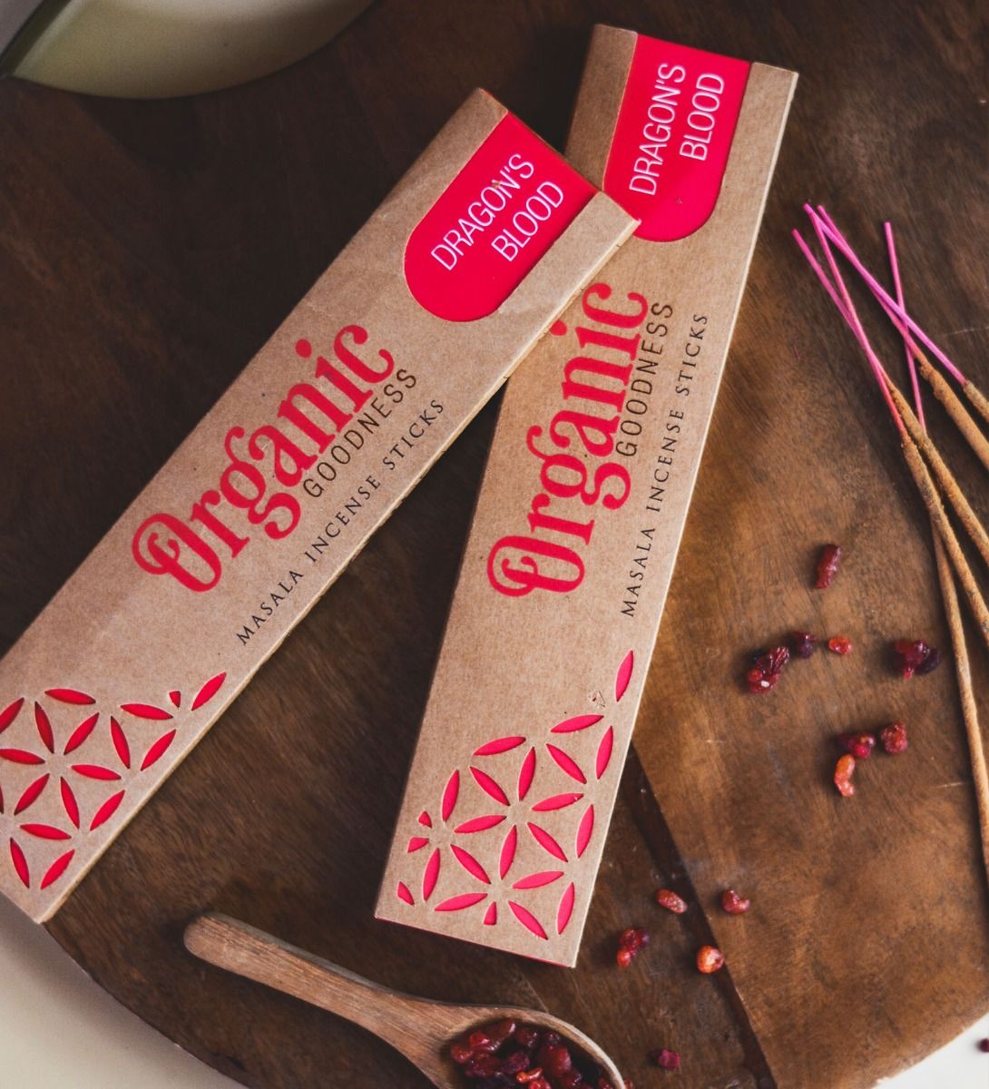 Rökelsepinnar "Dragons Blood" Song of India-Organic
