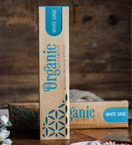 Incense sticks "White Sage" Song of India-Organic