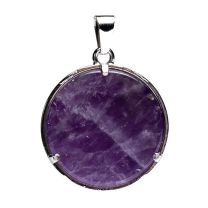 Gemstone Pendant Amethyst "Flower of Life" (2025)