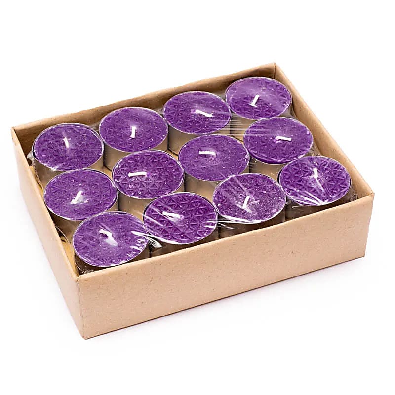 Tealight Lavender - Flower of Life