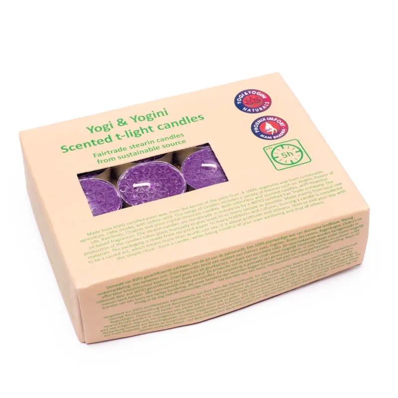 Tealight Lavender - Flower of Life