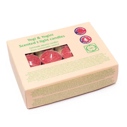 Teelicht Rose - Blume des Lebens