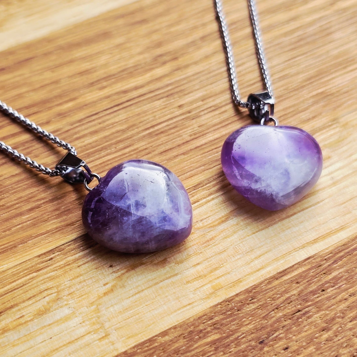 Pendant Amethyst Herzform