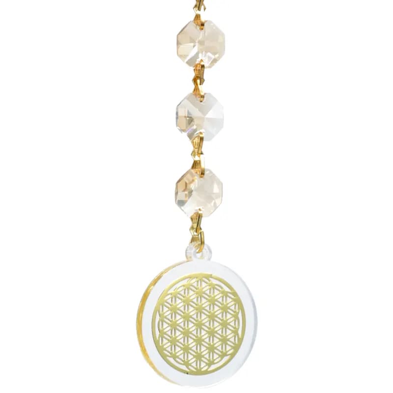 Feng Shui Fensterdekoration „Blume des Lebens“