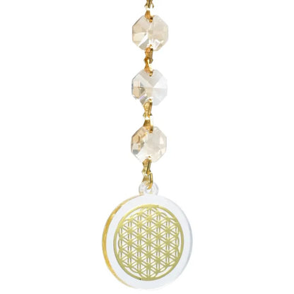 Feng Shui Fensterdekoration „Blume des Lebens“