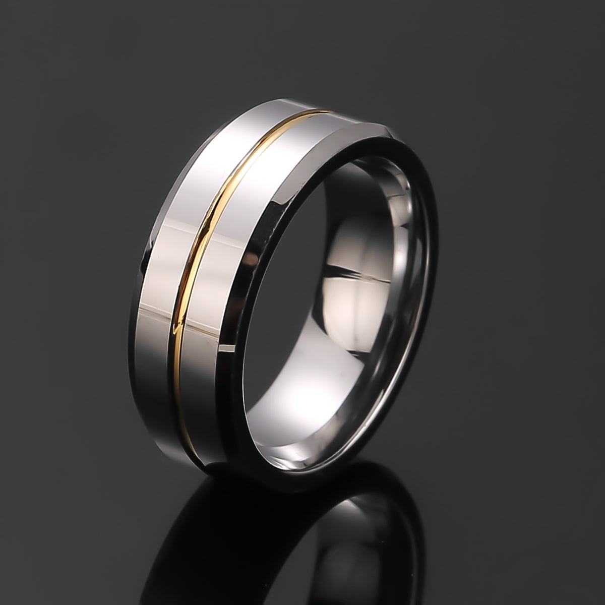 Tungsten "Trilogy of Strength" Silver-Yellow Edition