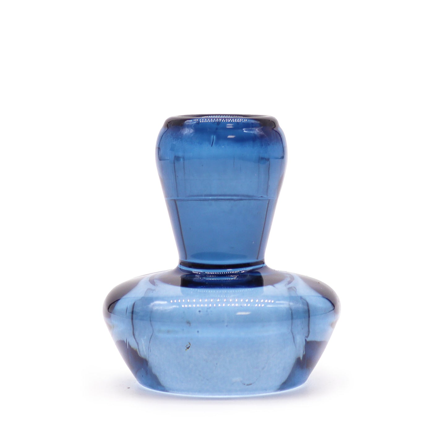 Svampformad Vändbar Ljushållare Glas Kungblå