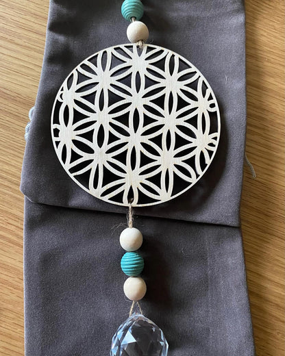 Sonnenfänger Lebensblume - handmade