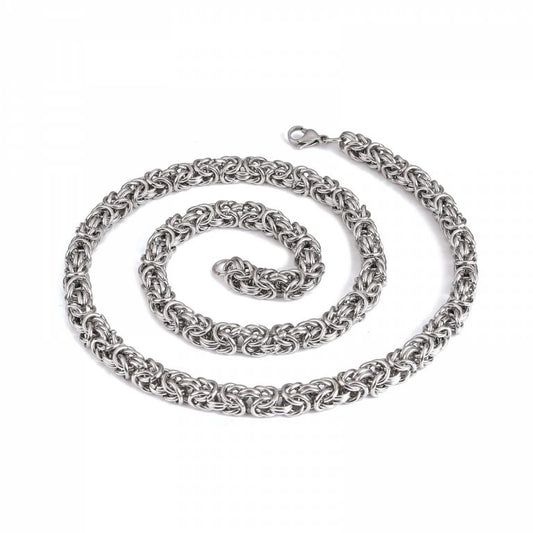 Kedjehalsband ”Sigtuna” – King Chain Silver