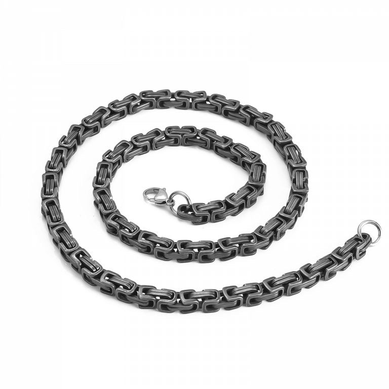 Kedjehalsband "Torslunda" - King Chain - Antik