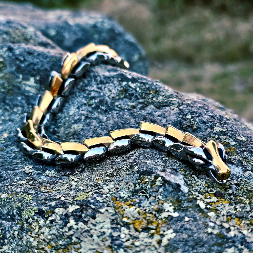 Armband "Dragon massiv" Dualtone