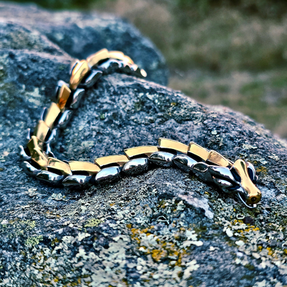 Armband "Dragon massiv" Dualtone