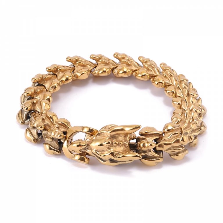 Armband "Dragon Bone" Guld