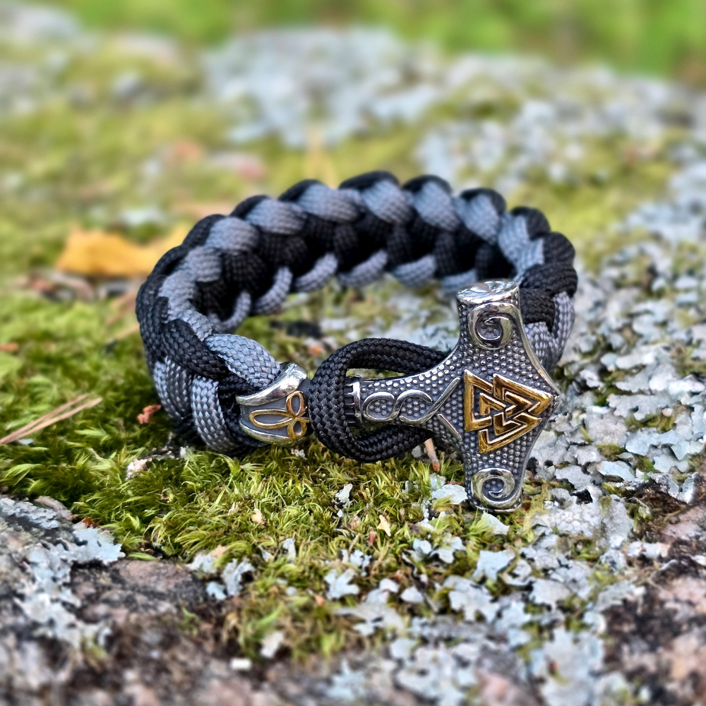 Armband - "Mjölner-Valknut"