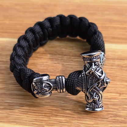 Armband "Mjölner Asgard-Knot" Silver