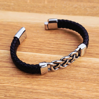 Armband "Leather Knot"