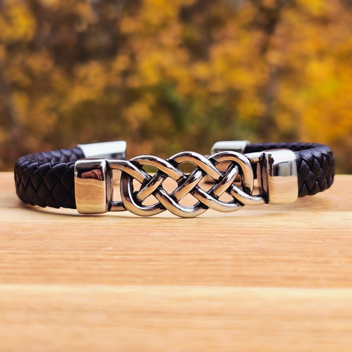 Armband "Leather Knot"