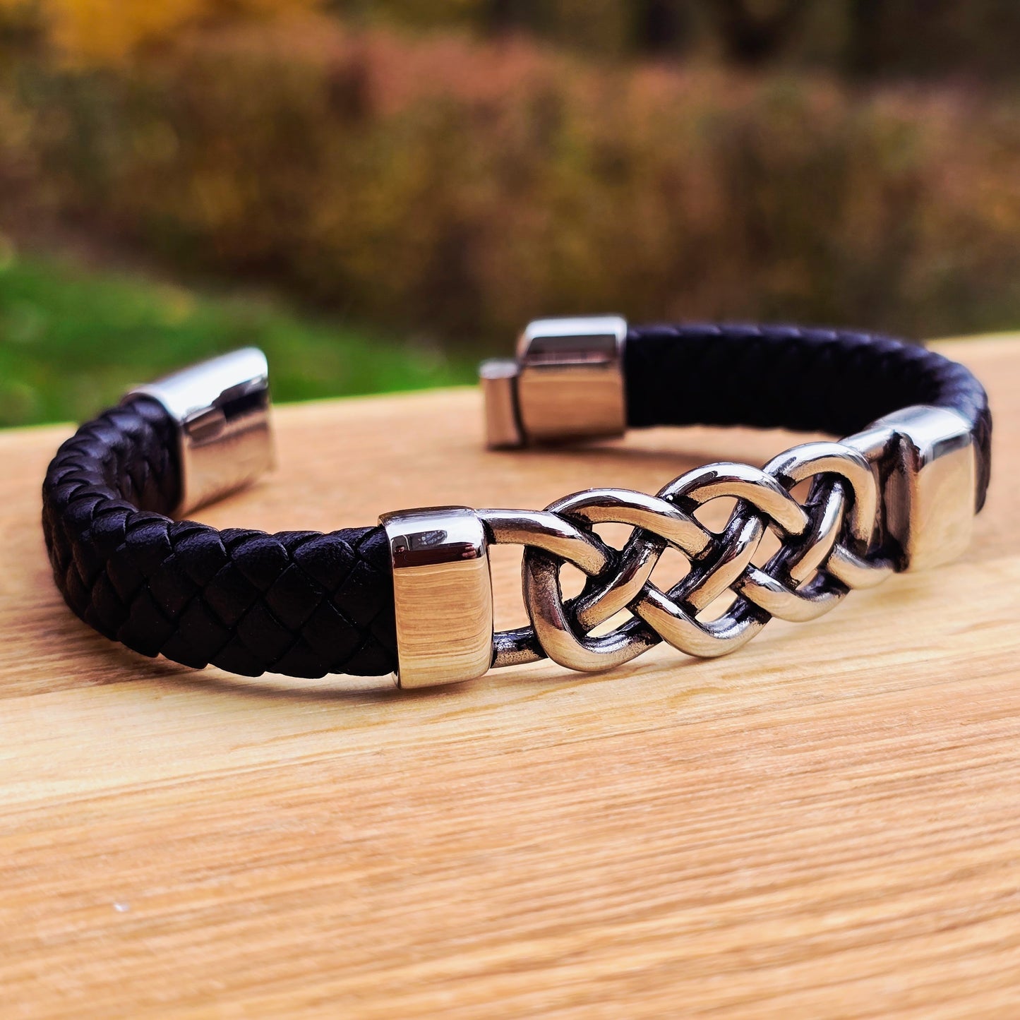 Armband "Leather Knot"