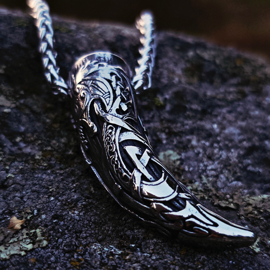 Halsband "Viking Dragon Horn"