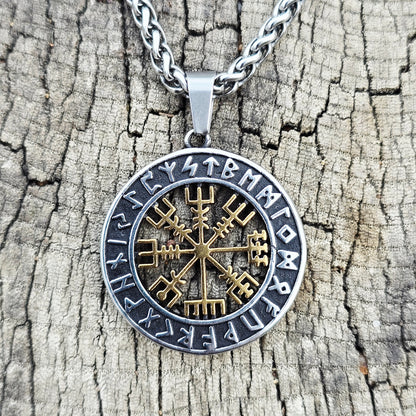 Vikingahalsband "Runkompass Vegvisir" (2025)