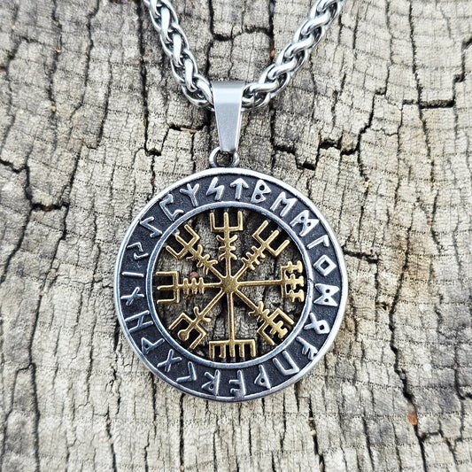 Vikingahalsband "Runkompass Vegvisir" (2025)