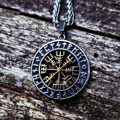 Vikingahalsband "Runkompass Vegvisir" (2025)