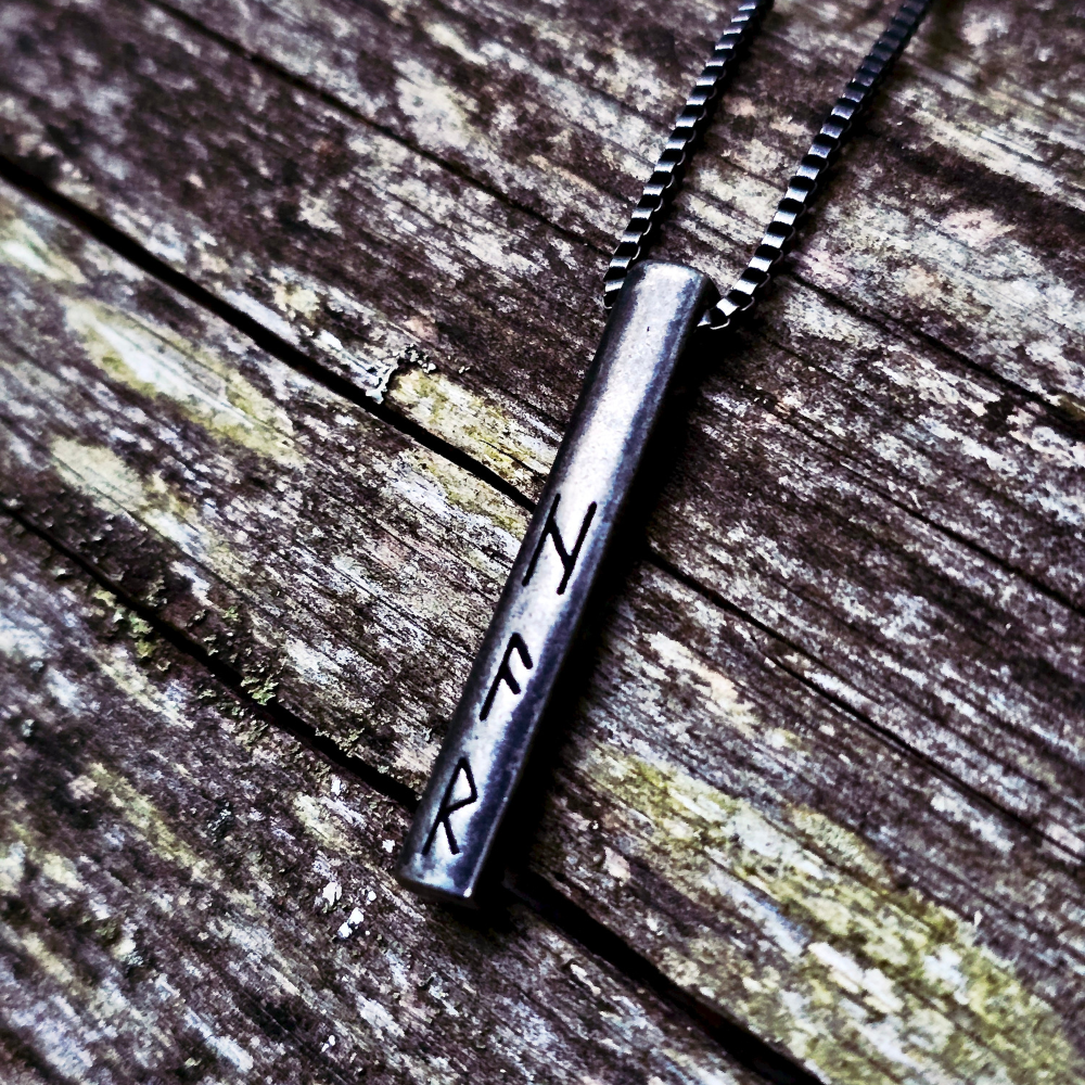 Halsband "Norse Bar Amulet Antique"