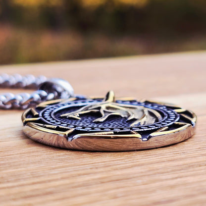 Halsband ”Fenrir – The Wolf of Fate” Dualtone