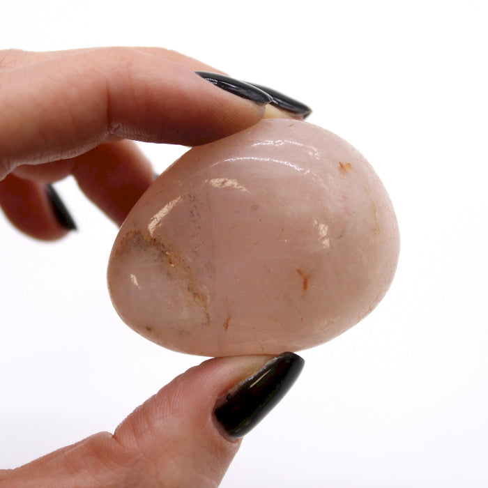 Rosenkvarts A-kvalitet - Trumlade stenar