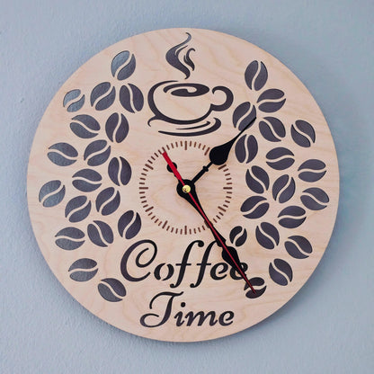 Väggklocka “Coffee Time” 290mm