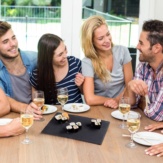 Skiffer serveringsbricka 30x20cm