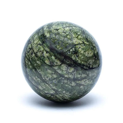 Feng Shui, Grön Serpentin - Ädelstenkula