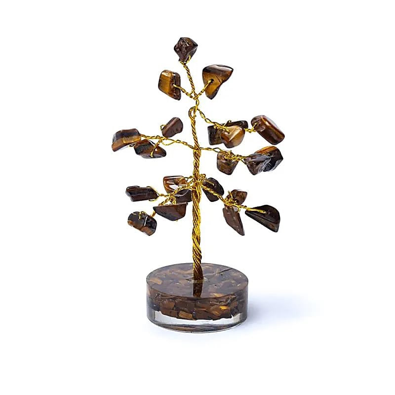 Ädelstenträd – 80 mm "Tigeröga"