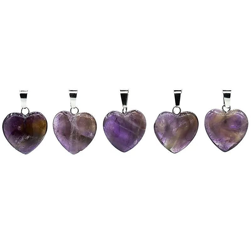 Pendant Amethyst Herzform