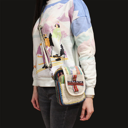 Crossbody-väska i Hampa & Bomull – Naturlig Stil möter Funktion