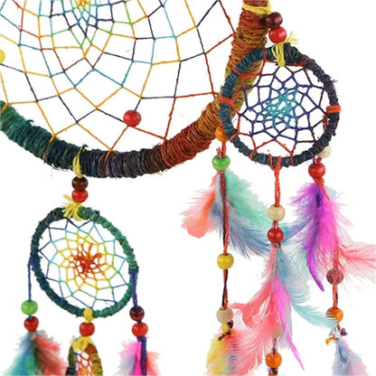 Drömfångare Hampa Flerfärgad M