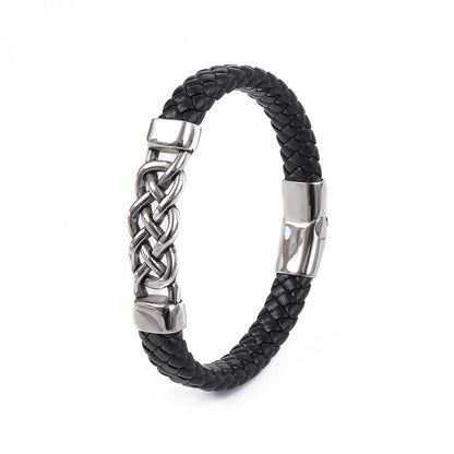 Armband "Leather Knot"