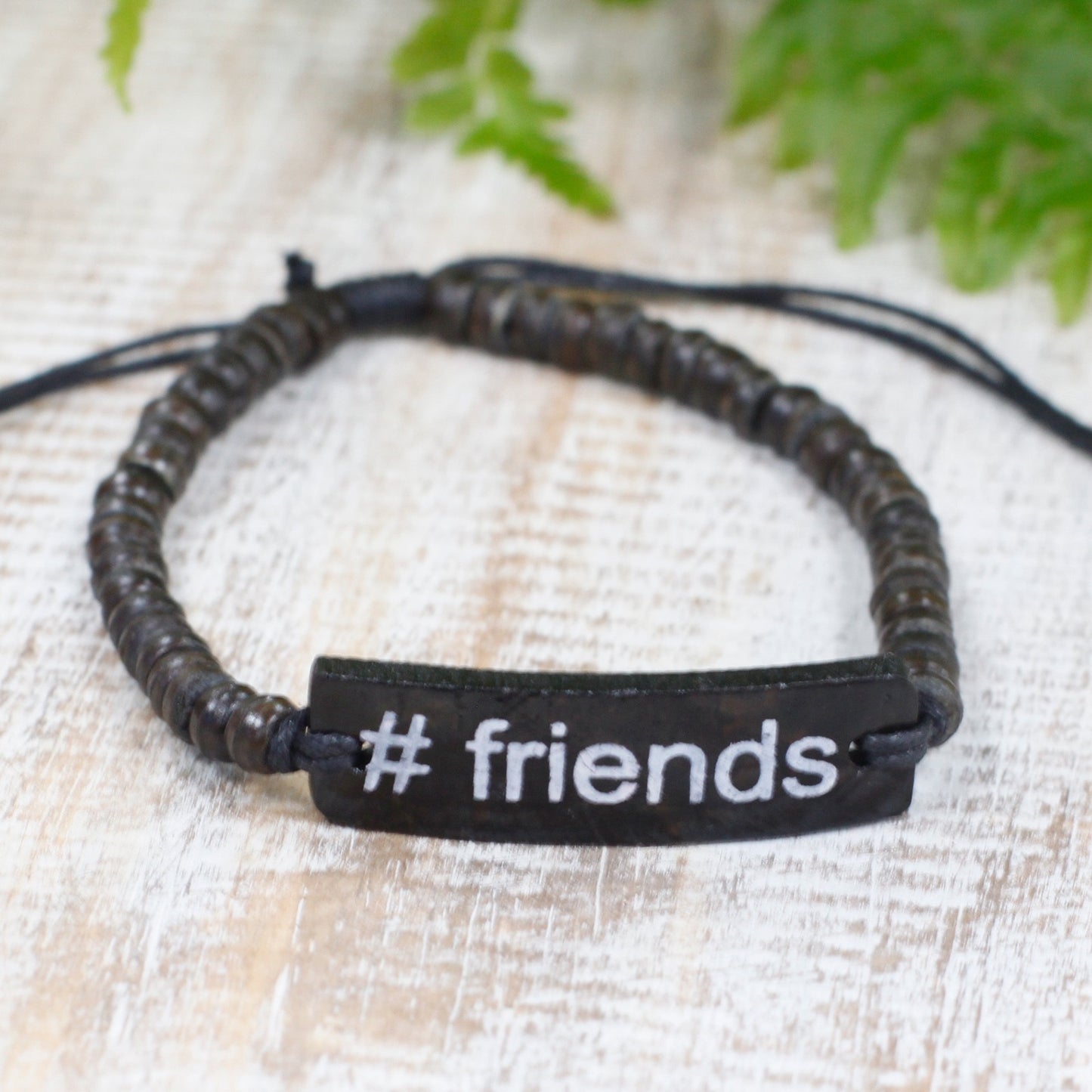 Friendship bracelet "Friends" – Coconut