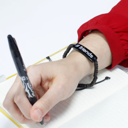 Friendship bracelet "Friends" – Coconut